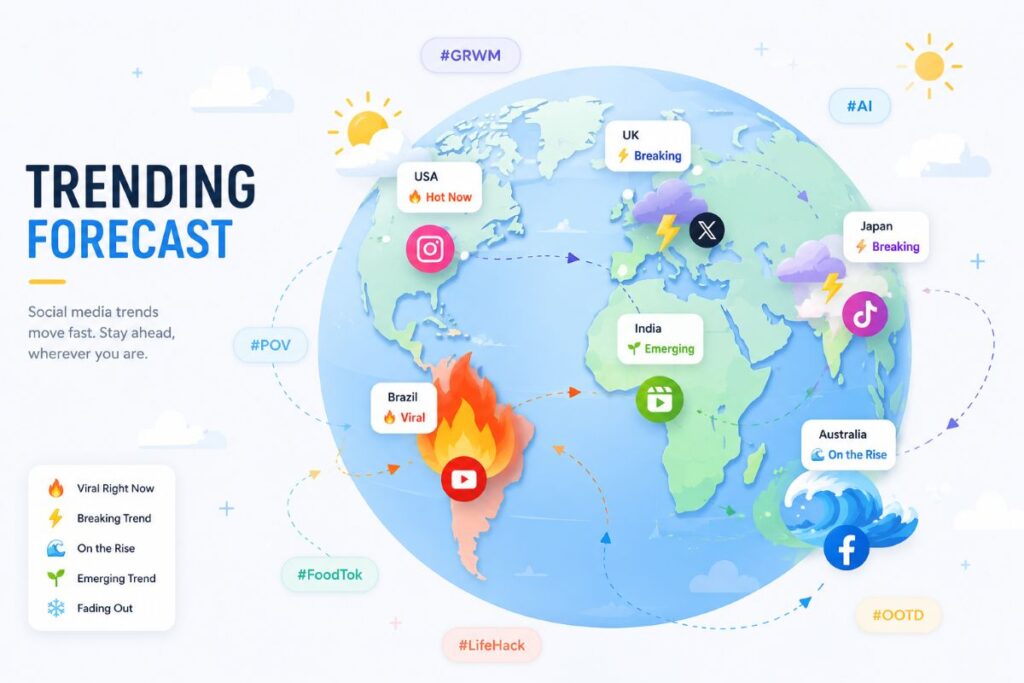 Social Media Trends Across Countries: What Marketers Should Know social media trending forecasts